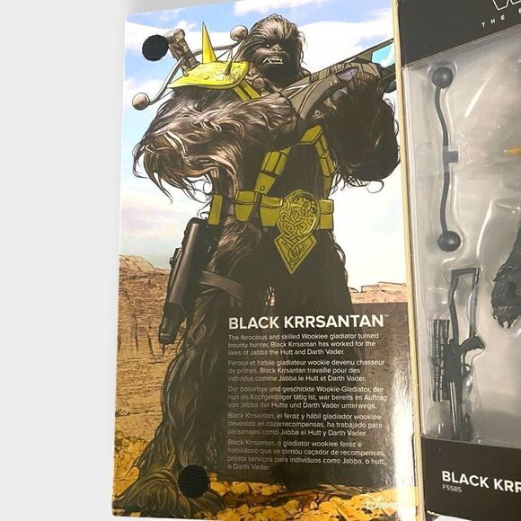 Hasbro Star Wars The Black Series 6" Black Krrsantan Action Figure Brand New - Picture 3 of 10